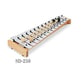 Suzuki Orff Glockenspiel Soprano, Diatonic 13 Note C6 to A7, Includes 1 Bb, 2 F#, 2 Pairs of Mallets